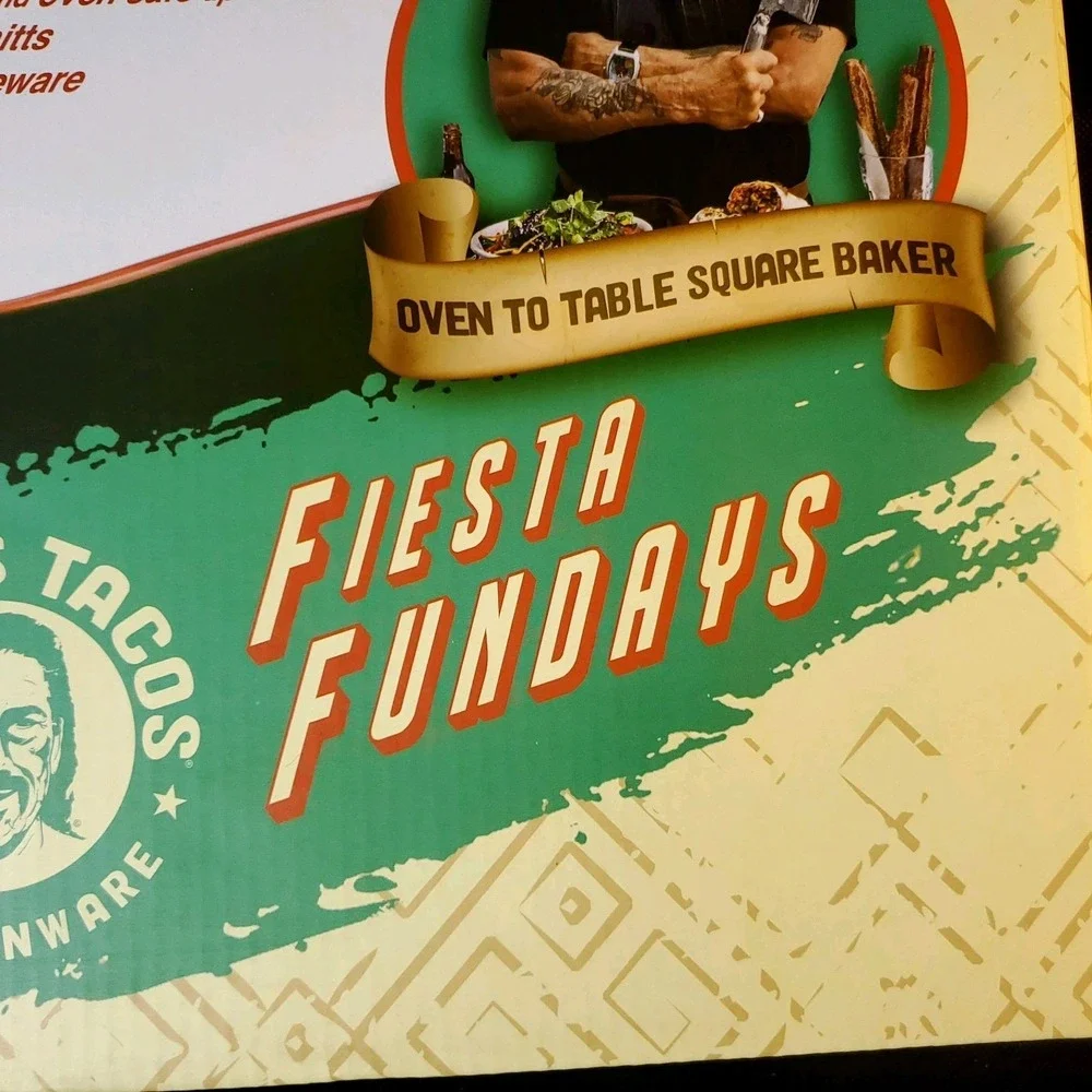Trejo's Tacos Fiesta Fundays Casserole Oven to Table Rectangular 12